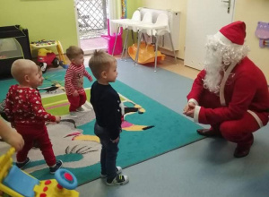 Odwiedziny pana Burmistrza, państwa Radnych oraz Świętego Mikołaja